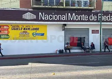 Continúa huelga en el Nacional Monte de Piedad