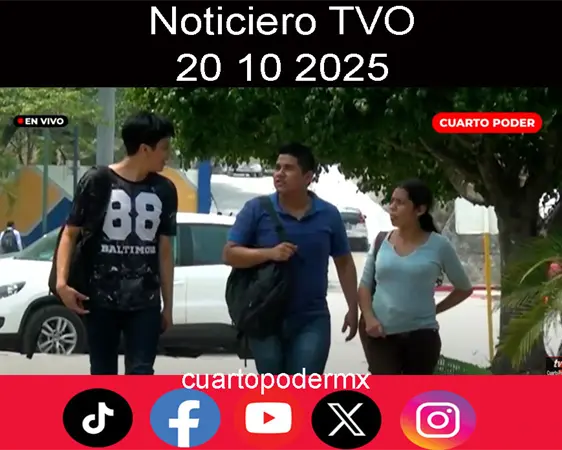 Noticiero TVO 20 10 2025. #TuDiarioVivir con Adolfo Abosaid
