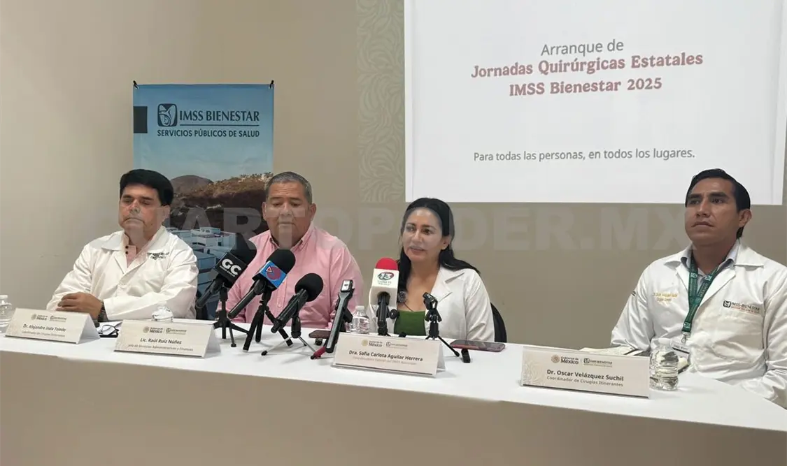 Es la primera vez, informaron, que se lleva a cabo esta feria quirúrgica. Cortesía