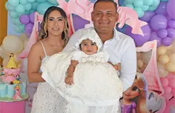 Sandy recibe el bautismo