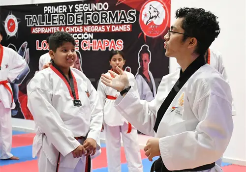Lobos de Chiapas imparte taller de formas