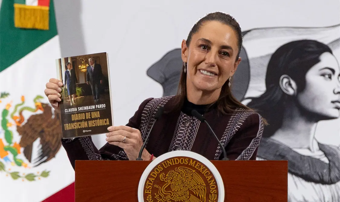 La presidenta presentó su libro “Diario de una Transición Histórica”. Cortesía