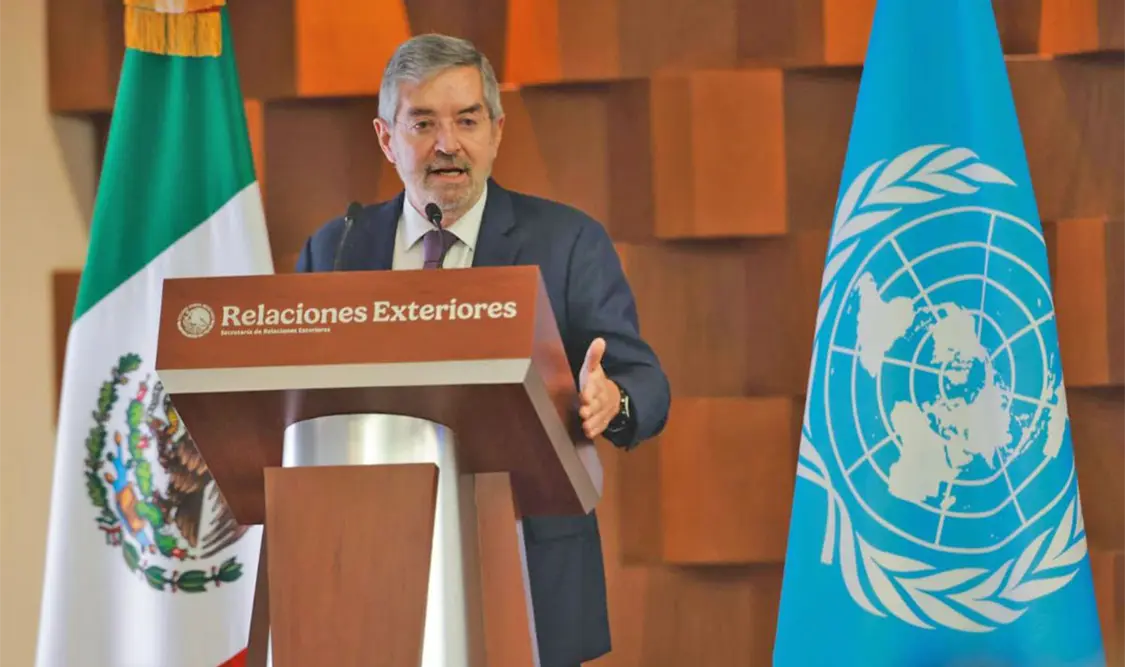Durante la conmemoración del 80 aniversario de las Naciones Unidas, el canciller consideró que el organismo internacional debe transformarse. Cortesía