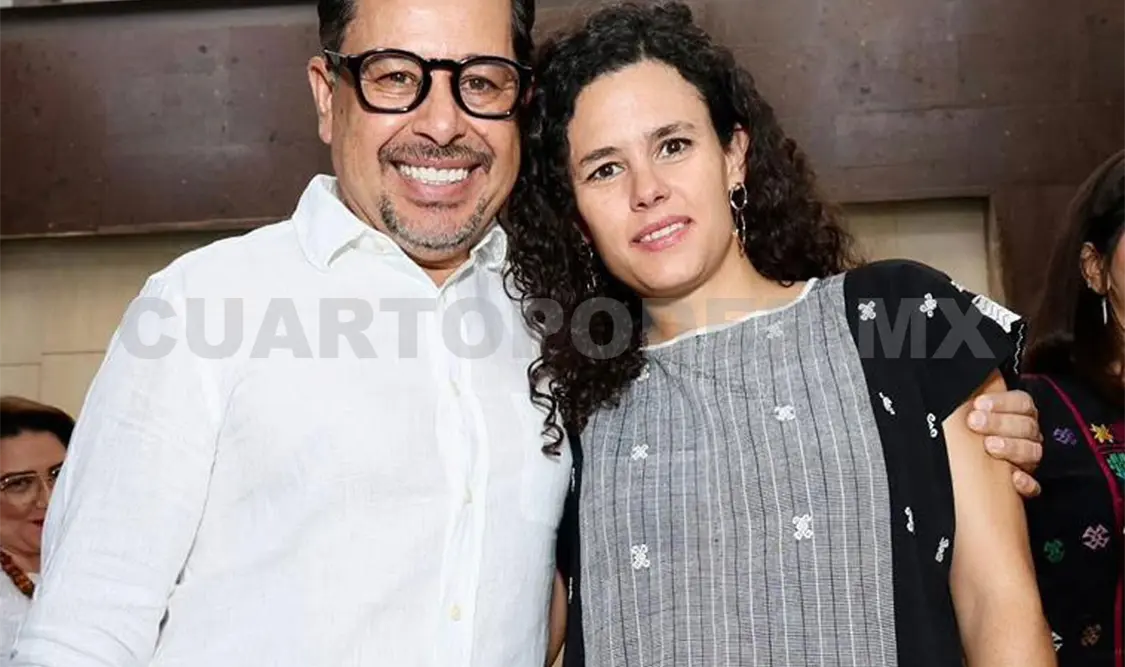 Mario Guillén Guillén junto a María Luisa Alcalde Luján. CP
