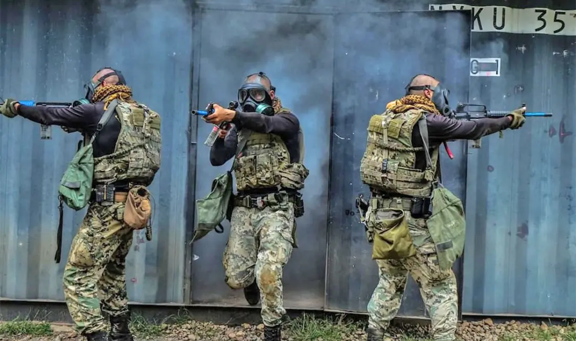 Recibieron instrucción de las Fuerzas Especiales de la nación vecina. Cortesía