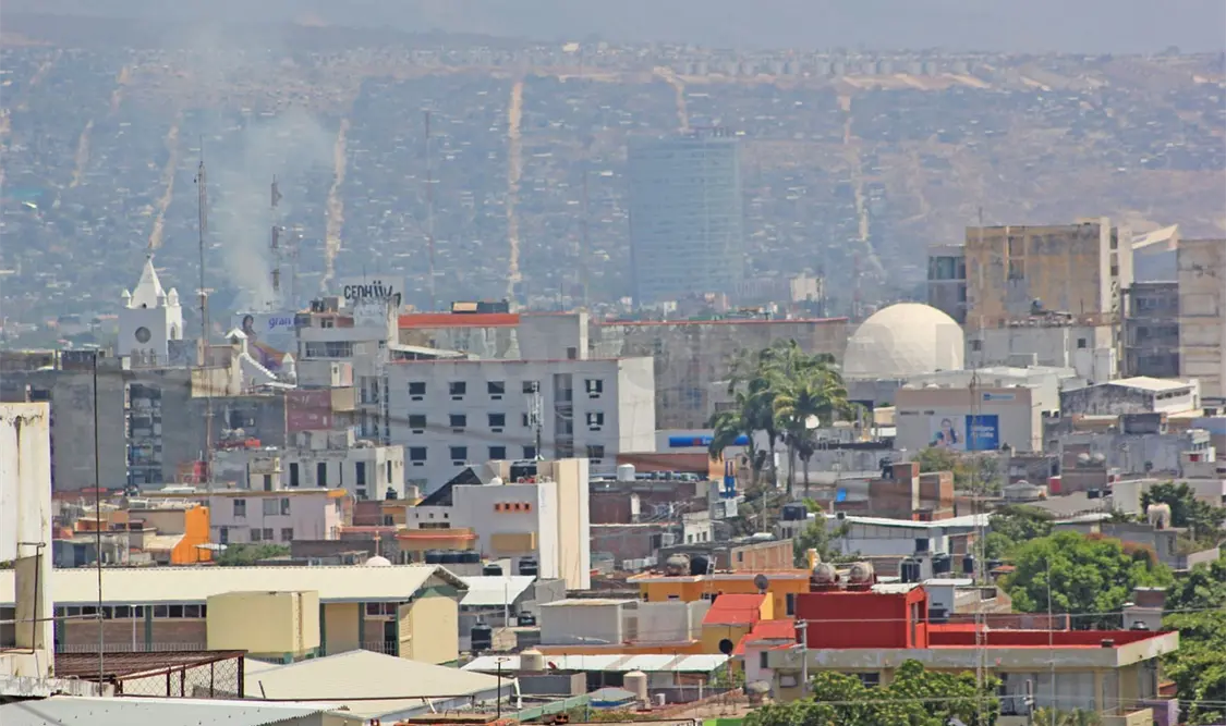 En algunas zonas de la ciudad la calidad del aire fue mejor que en otras. Diego Pérez / CP