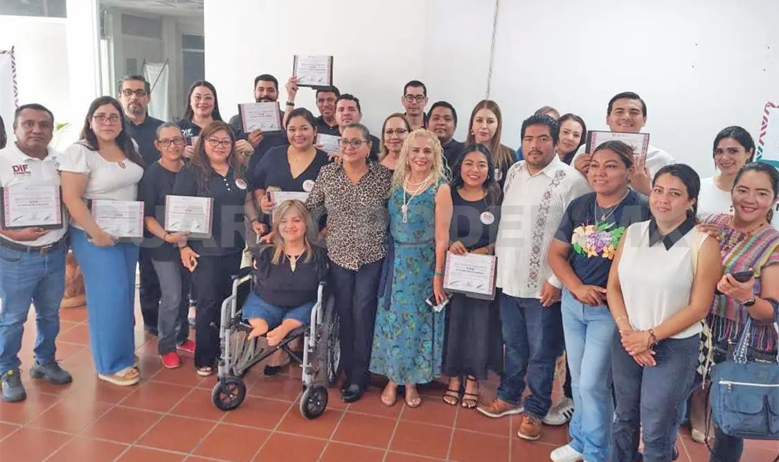 Imagen de los trabajadores que tomaron el curso. CP