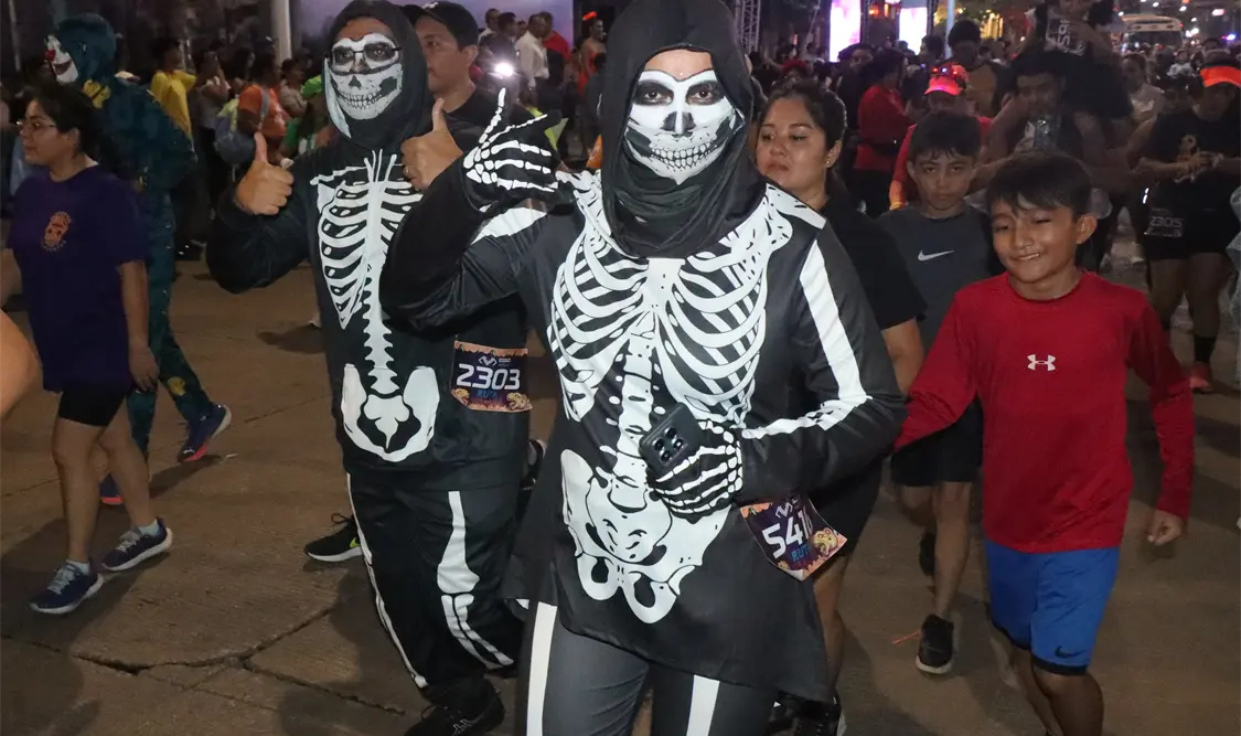 Más de 8 mil 700 corredores participaron en la primera edición de la Carrera Xibalbá 2025 en Tuxtla Gutiérrez. Diego Pérez/CP
