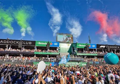 Así largarán los pilotos en el GP de México