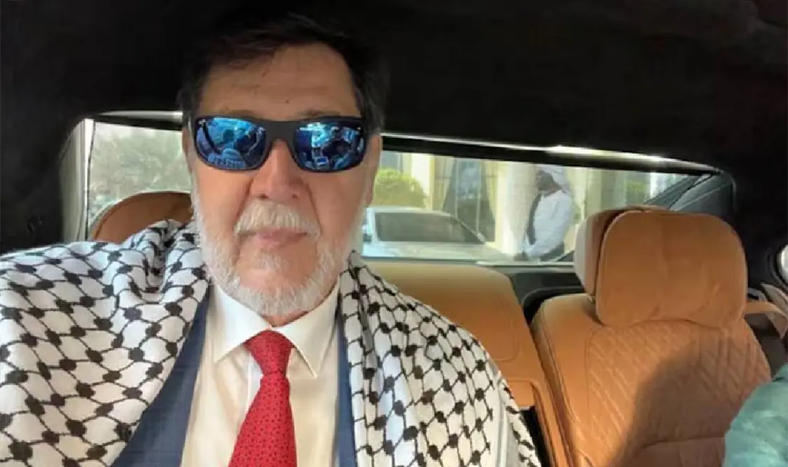 Represento solidaridad con Palestina: Noroña