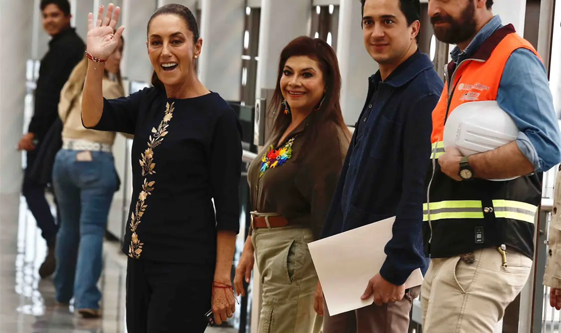 Sheinbaum Pardo anuncia el próximo tren El Insurgente, para enero 2026. El Universal