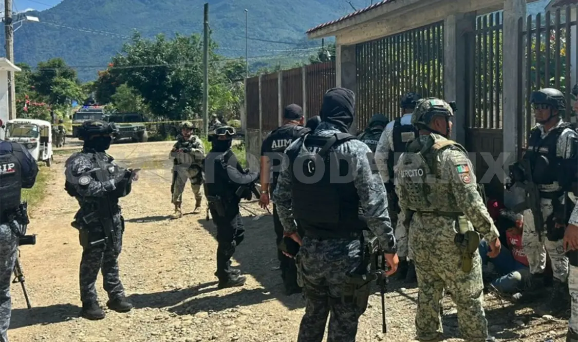 Hubo seis detenidos por el enfrentamiento en la frontera con Guatemala; también aseguraron una casa y armas. Juan Orel / CP