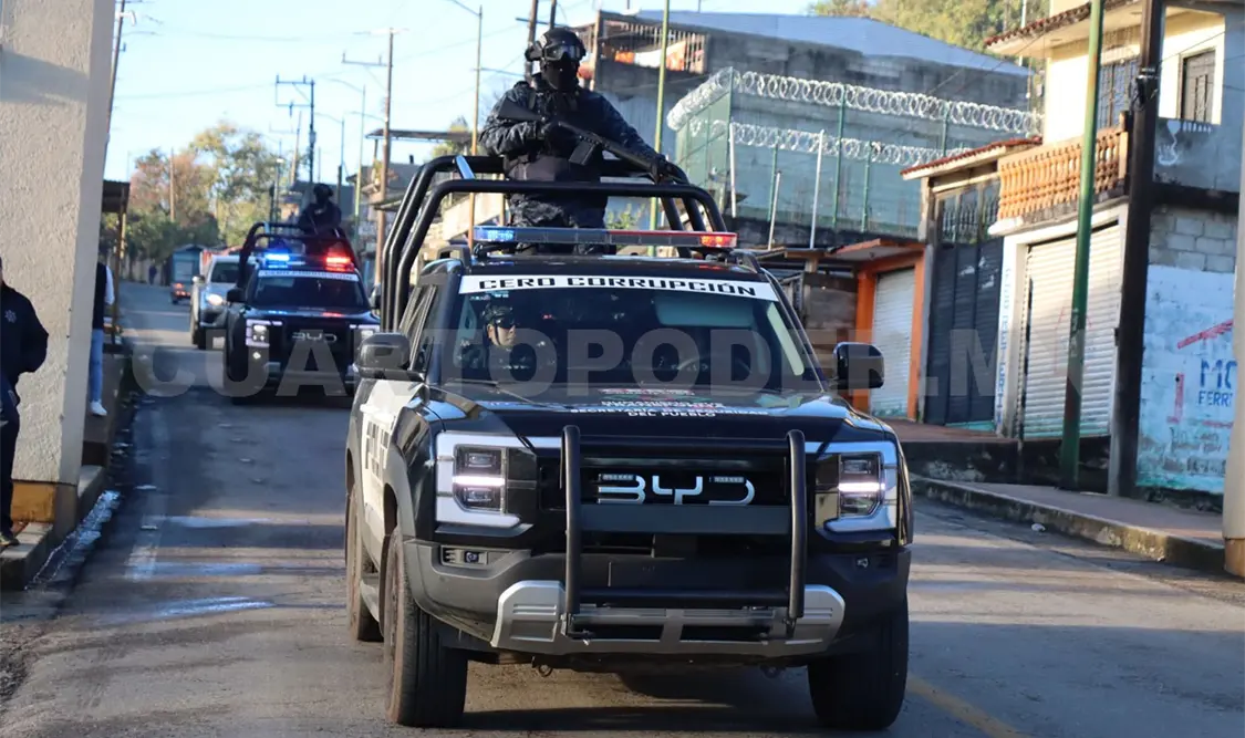 Los cuerpos de seguridad han sido bien equipados. CP