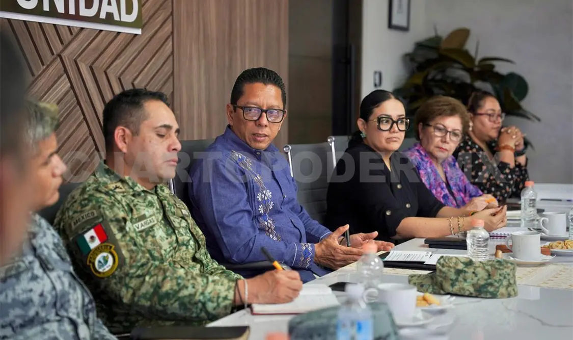 Llaven Abarca destacó que Tuxtla Gutiérrez se ha ido alejando de los primeros lugares en percepción de inseguridad. CP