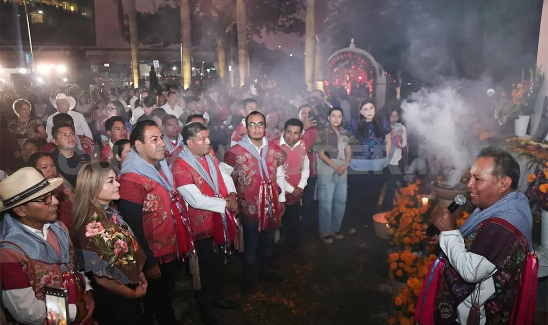 Disfrutaron de presentaciones culturales, música y una muestra gastronómica que enaltece esta ancestral tradición mexicana. CP