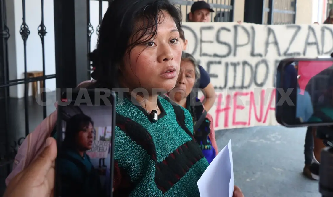 Los desplazados exigen una reubicación segura. Diego Pérez / CP