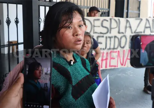 Desplazados de Chenalhó exigen reubicación digna
