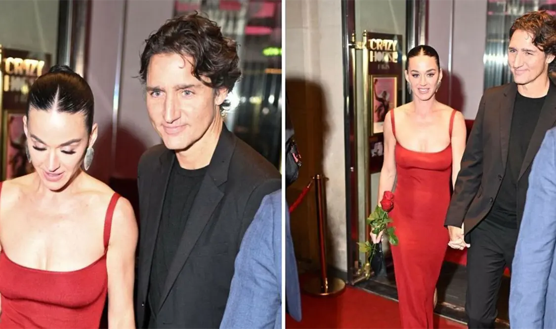 Katy y Trudeau viven romance