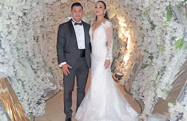 Marcelo y Paola, felices