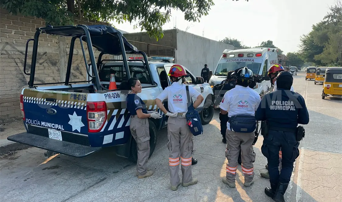 El libre tránsito fue ligeramente afectado ante la presencia de las corporaciones policiacas. Osman Toledo / CP