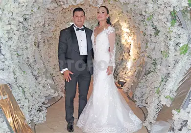 Marcelo y Paola, felices