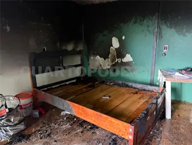 Incendio en el barrio Cuxtitali por cortocircuito