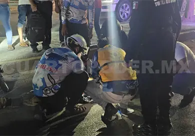 Atropellan a un adulto mayor sobre la 9.ª Sur Atropellan a un adulto mayor sobre la 9.ª Sur