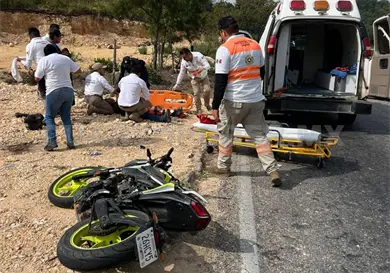 Arrolla vehículo fantasma a un motorista Arrolla vehículo fantasma a un motorista