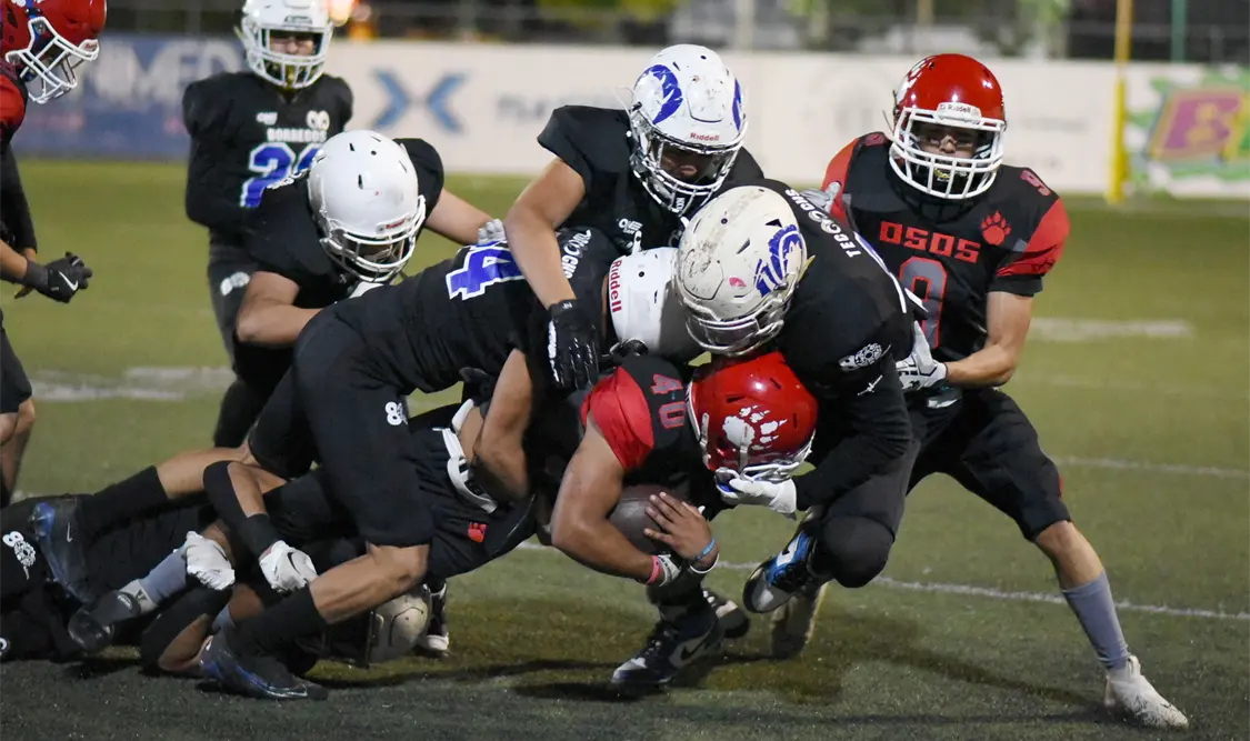 Los Borregos del Tec Chiapas iniciaron con paso firme al vencer por 36-20 a los Osos de Chiapas. Guillermo Ramos/CP