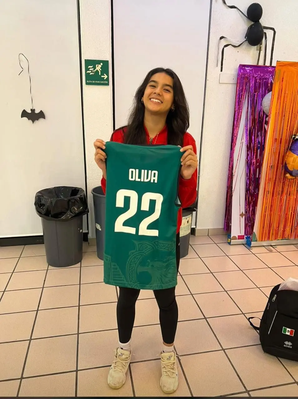 Maia Villalpando Oliva, orgullo chiapaneco, estará junto a la selección mexicana sub-17 en el Norceca de Costa Rica. Cortesía