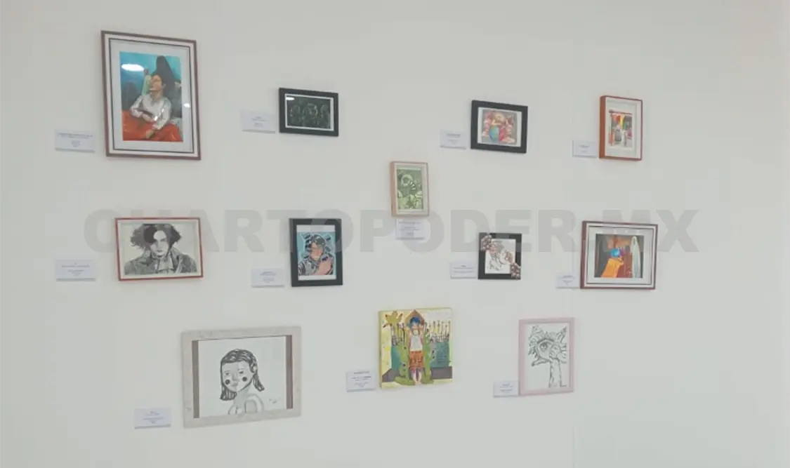 Las obras se exhiben en la Galería de Rectoría. Darwin Mendoza/CP