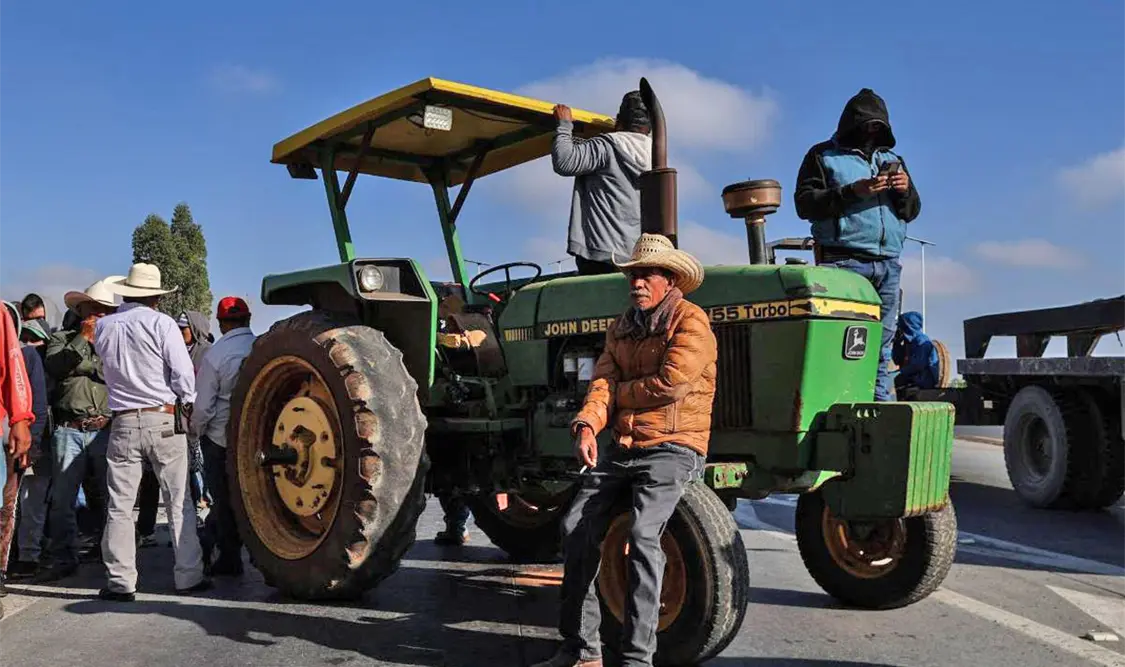 Los agricultores a su vez condenaron el asesinato del alcalde de Uruapan, Carlos Manzo. Cortesía