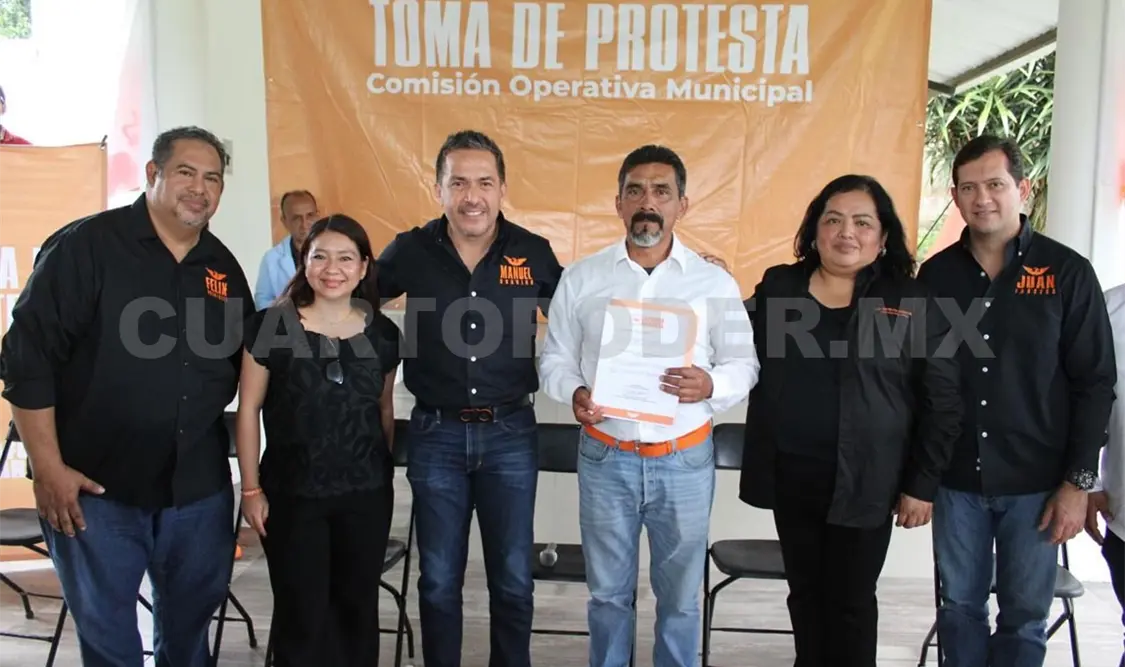 Con esta instalación, MC suma diez Comisiones Operativas Municipales como parte de su estrategia rumbo a 2027. CP