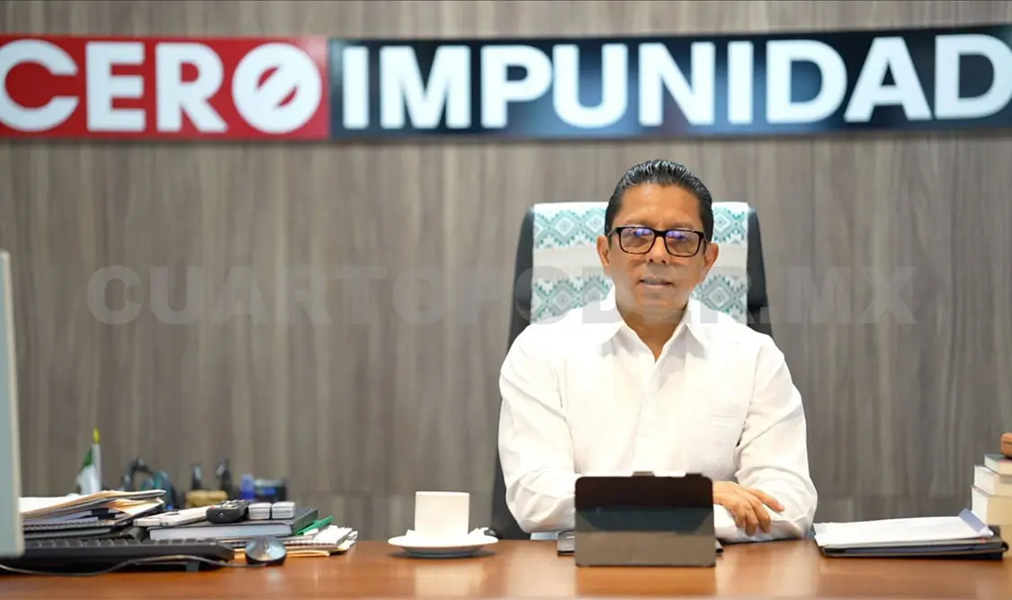 El fiscal destacó el trabajo en colaboración con las Secretarías de la Defensa y de Marina, la Guardia Nacional, así como fuerzas estatales y municipales. Cortesía