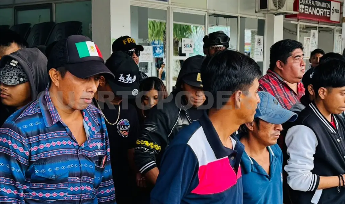 A su arribo, los menores recibieron alimentación y un lapso de tiempo para continuar su viaje. Genaro Sánchez / CP