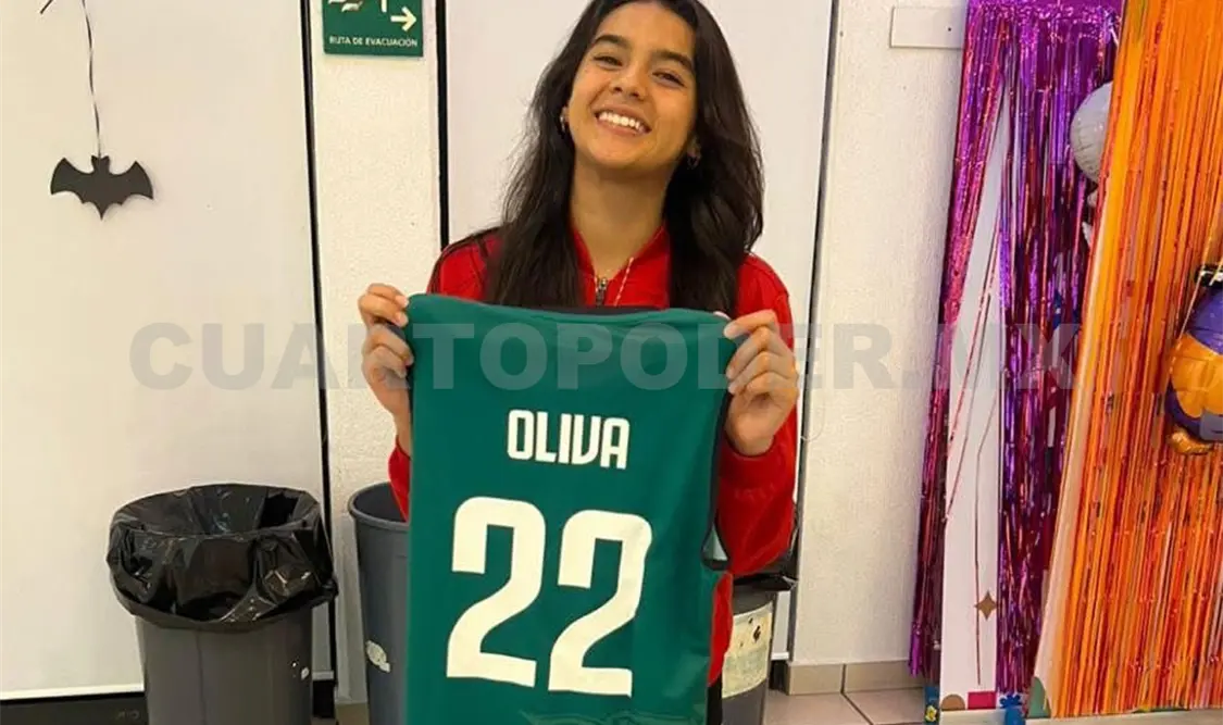 Maia Villalpando Oliva, orgullo chiapaneco, estará junto a la selección mexicana sub-17 en el Norceca de Costa Rica. Cortesía