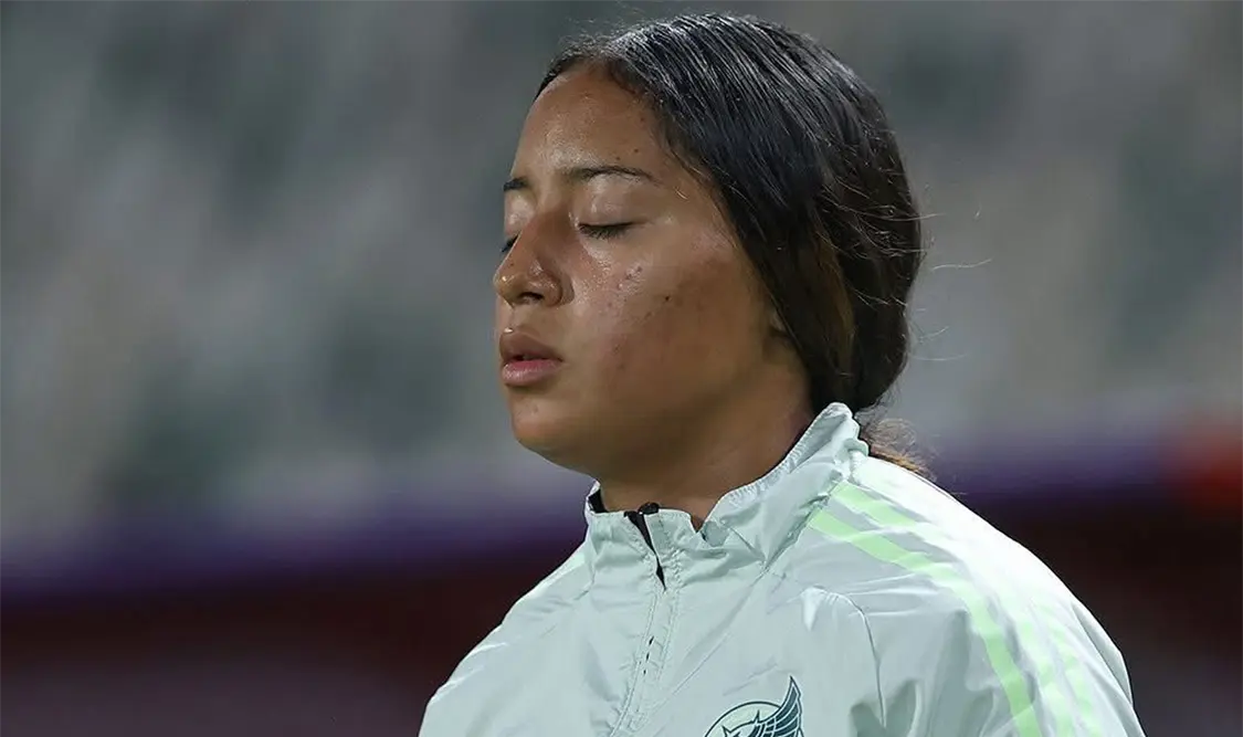 La chiapaneca disputó prácticamente todo el partido contra Italia en los cuartos de final. Cortesía