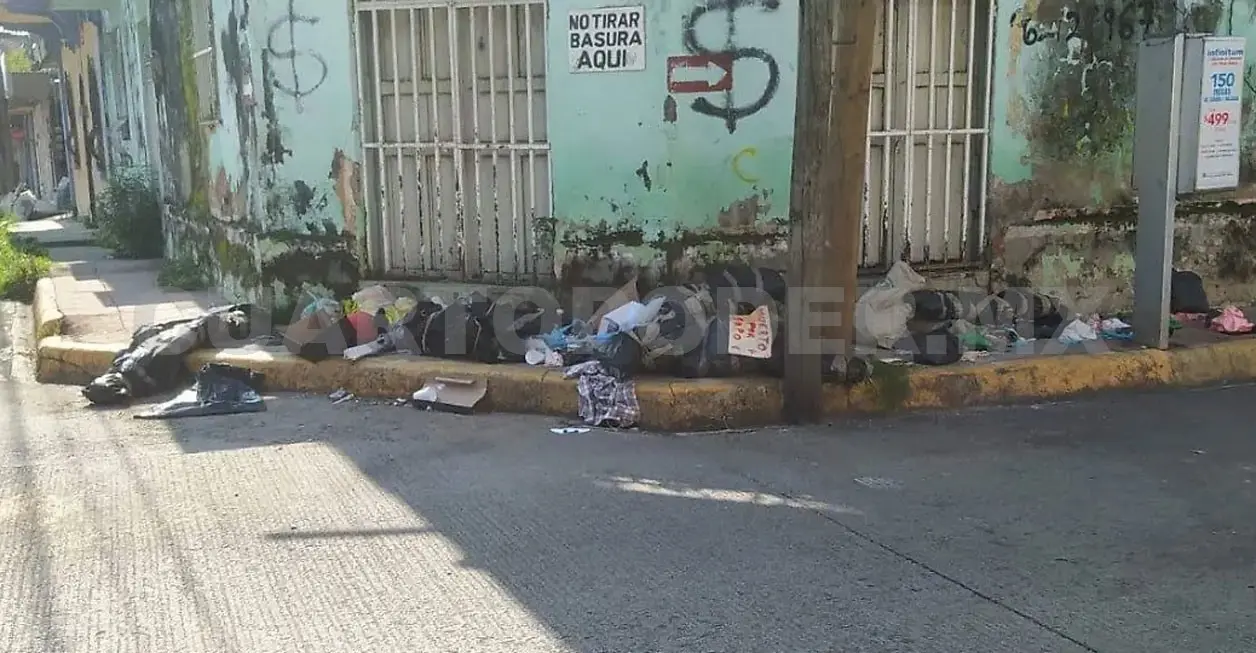 Estaban amarradas como si fueran cadáveres embolsados, además había un mensaje. Víctor Sánchez / CP