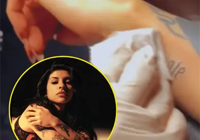 Estrena tatuaje dedicado a su hija Estrena tatuaje dedicado a su hija