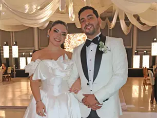 Una noche mágica para Diego y Lorena