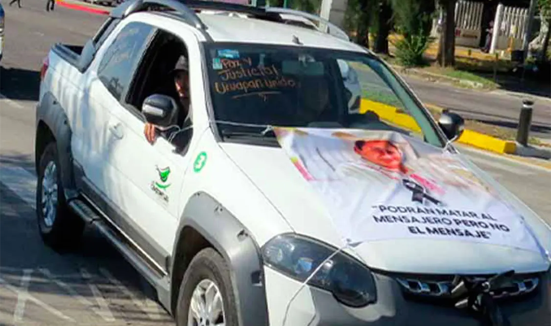 Reconocen el apoyo del alcalde asesinado y piden justicia. Cortesía