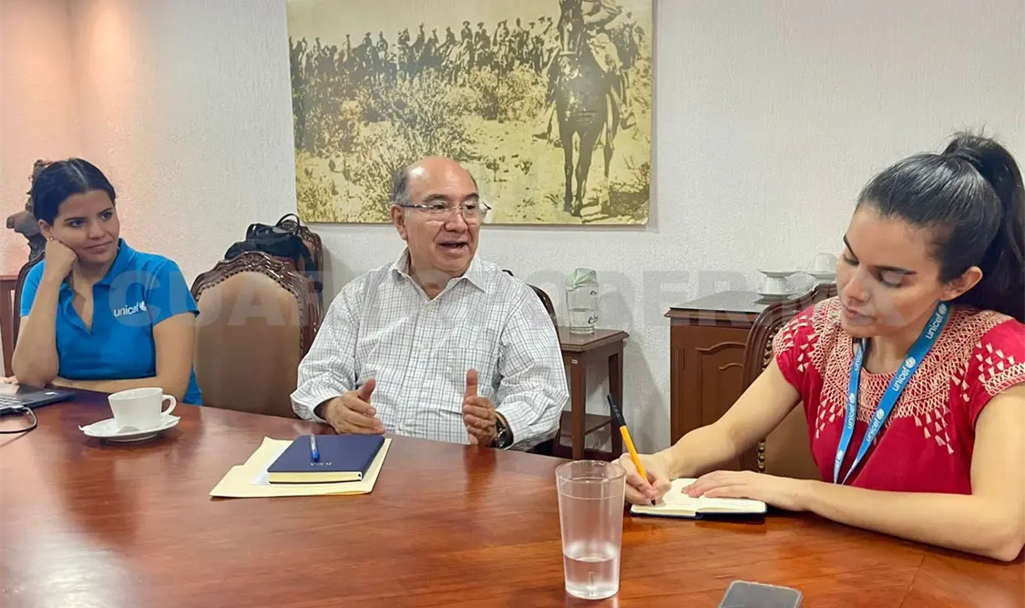 En el evento le dieron la bienvenida a Hanna Monsiváis, nueva jefa de Oficina de Unicef en Chiapas. Cortesía