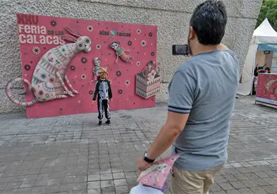 Un éxito la Feria de las Calacas