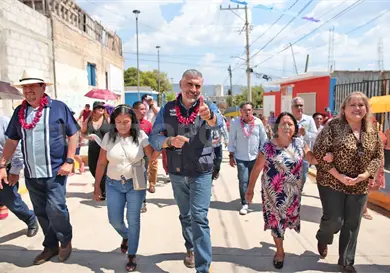 Se está transformando con 241 calles pavimentadas