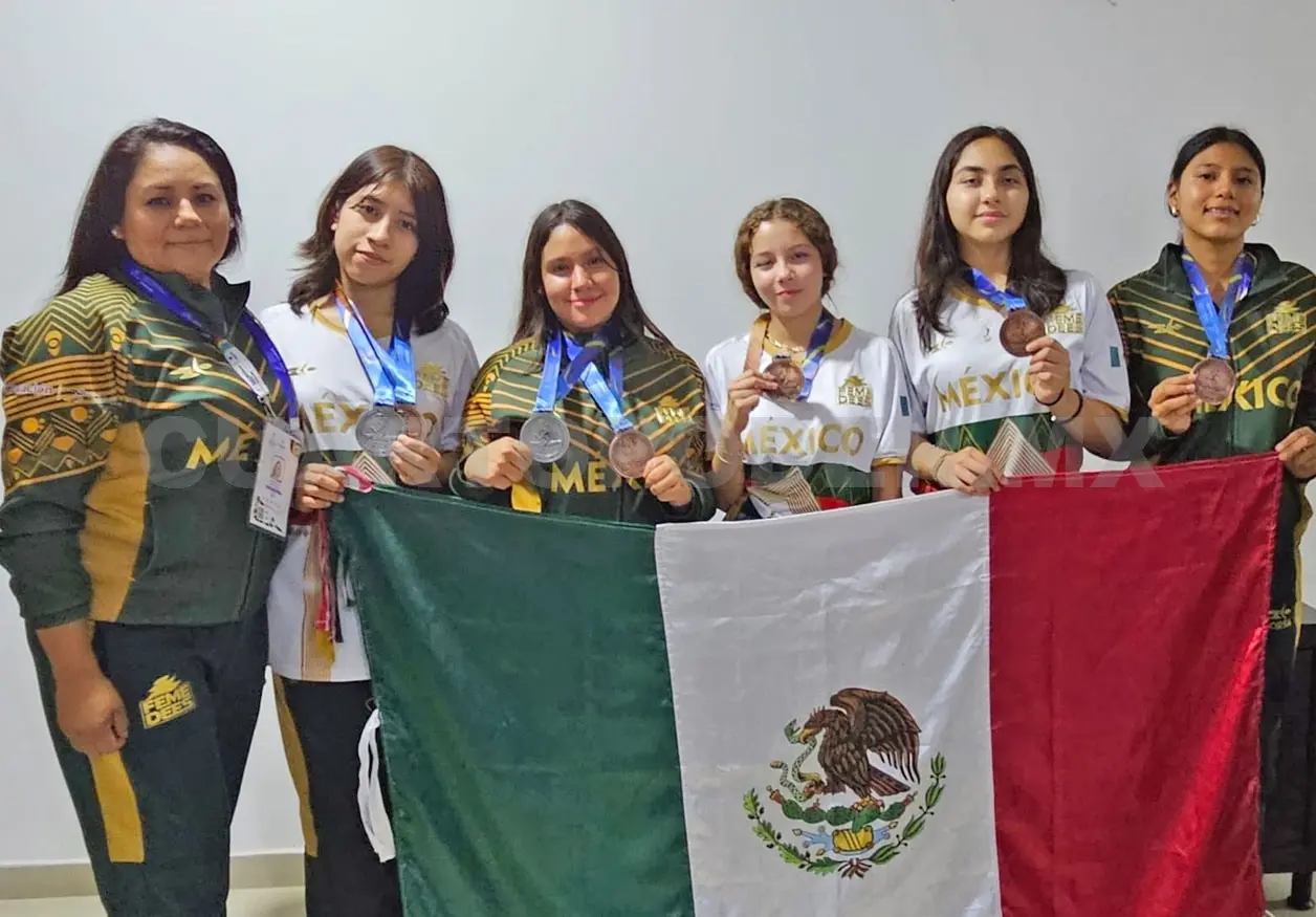 Chiapanecas logran medallas en Colombia