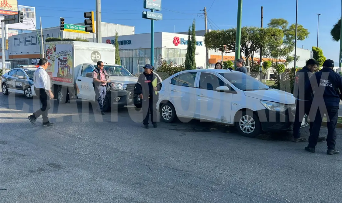 Carambolazo en bulevar causa intenso tráfico