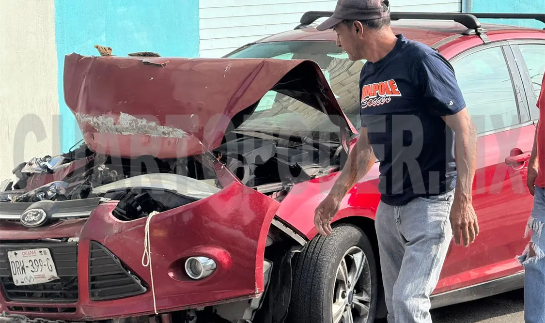 Violenta colisión en el libramiento Norte