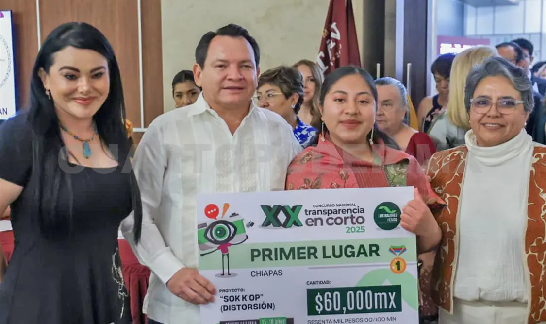 Romero Basurto, desde Chiapas, acudió a este evento nacional. Cortesía