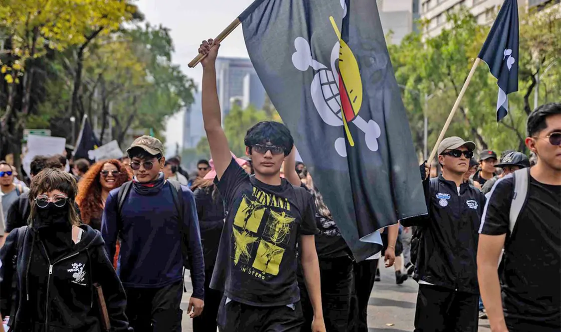 Exigieron en la marcha que partidos y políticos rompan con el pacto con el crimen. El Universal