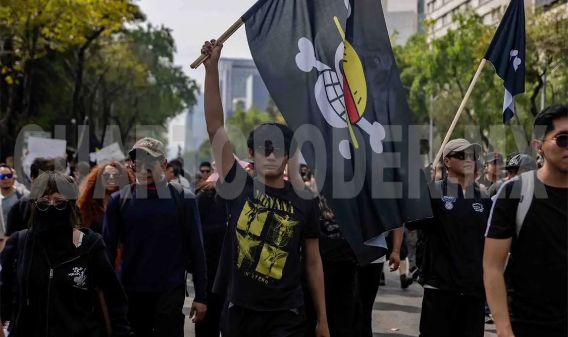 Generación Z exige en marcha frenar violencia